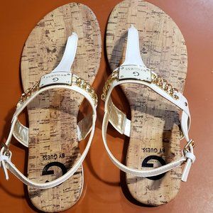 White G by Guess Sandals for woman